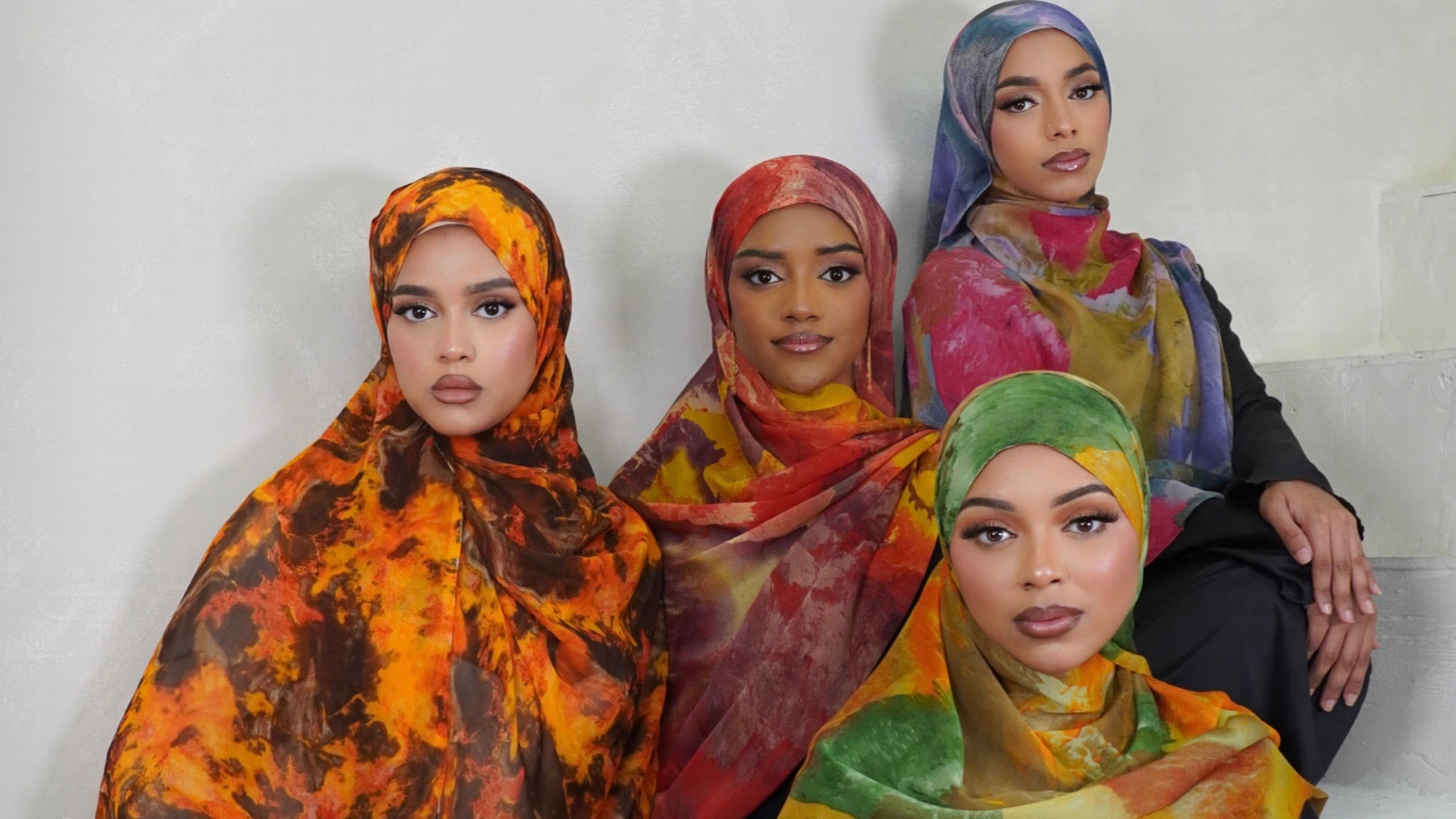 High Quality Hijab | Printed Hijabs | Watercolor hijabs – Dirham Collection