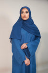 Essential Linen Abaya - Navy