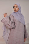 Essential Linen Abaya - Dusky Pink