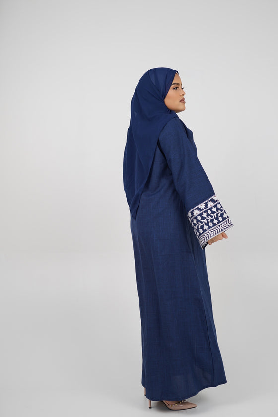 Yara Abaya Blue