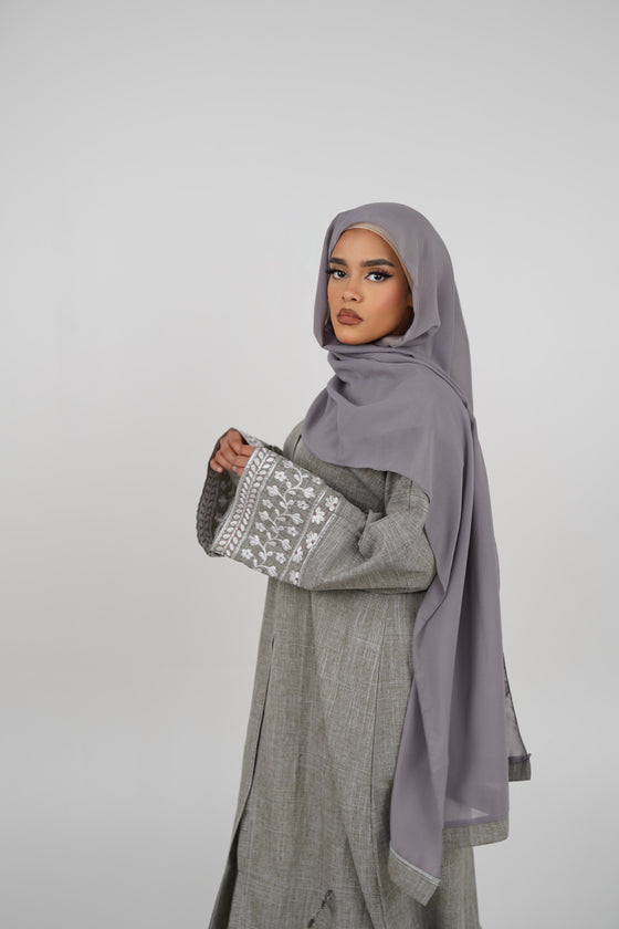 Yara Abaya Grey