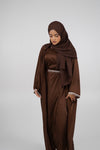 Aneesah Abaya Brown