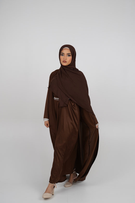 Aneesah Abaya Brown