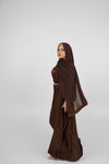 Aneesah Abaya Brown