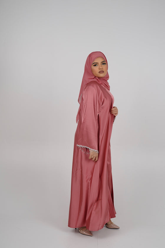 Aneesah Abaya Pink