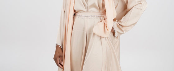 Aneesah Abaya Beige