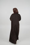 Rania Abaya Dark Brown