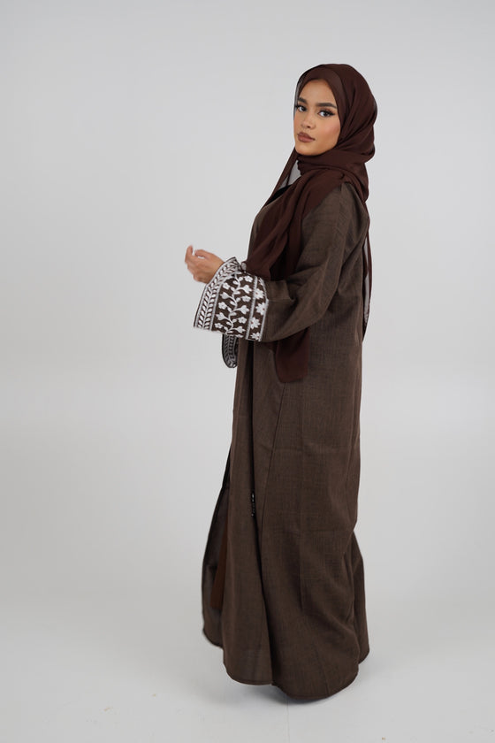 Yara Abaya Brown