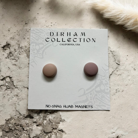 Hijab Magnet Pins- Matte Nude