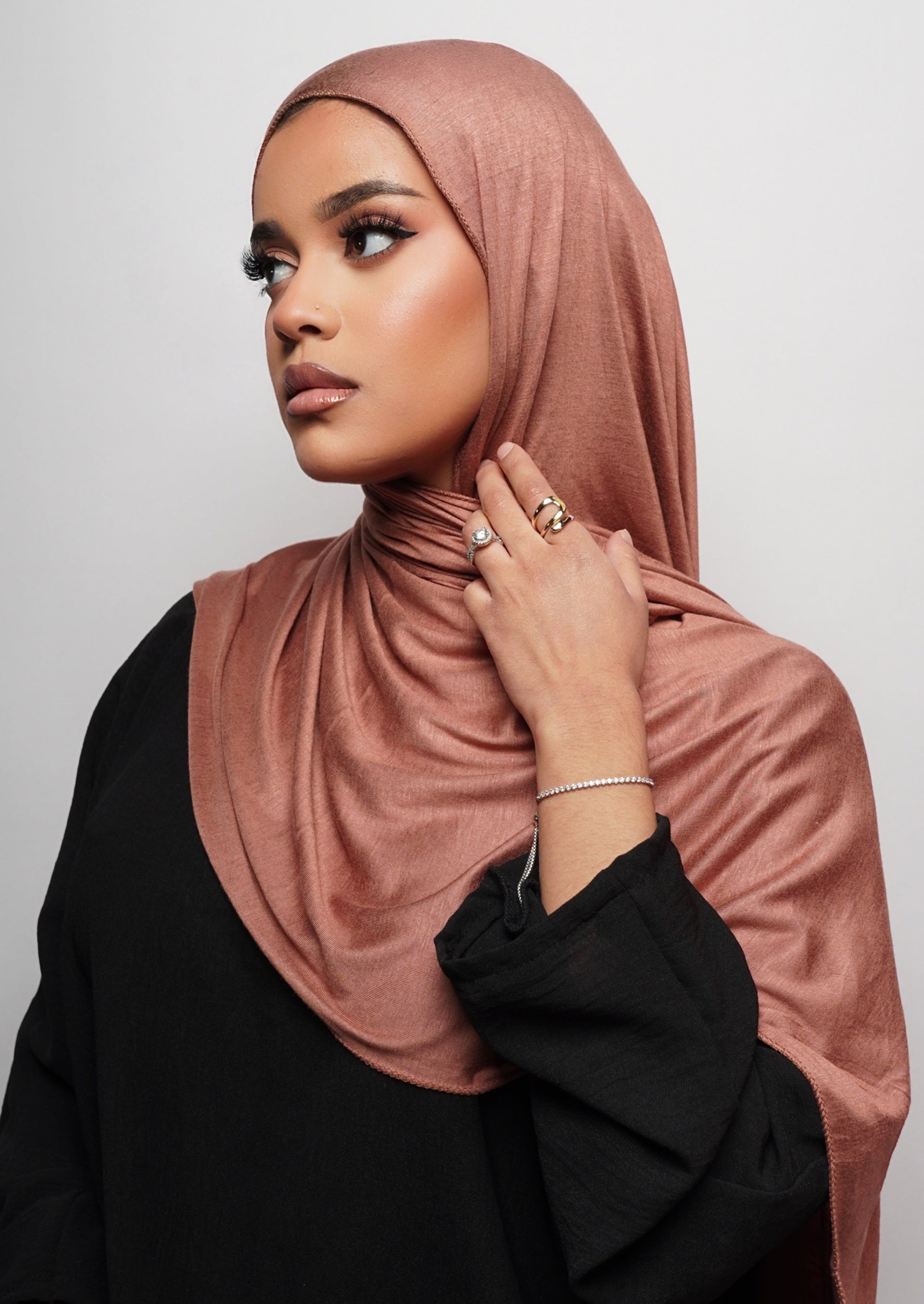 Jersey Hijab Terracotta