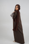 Yara Abaya Brown