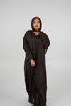 Rania Abaya Dark Brown