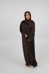 Rania Abaya Dark Brown