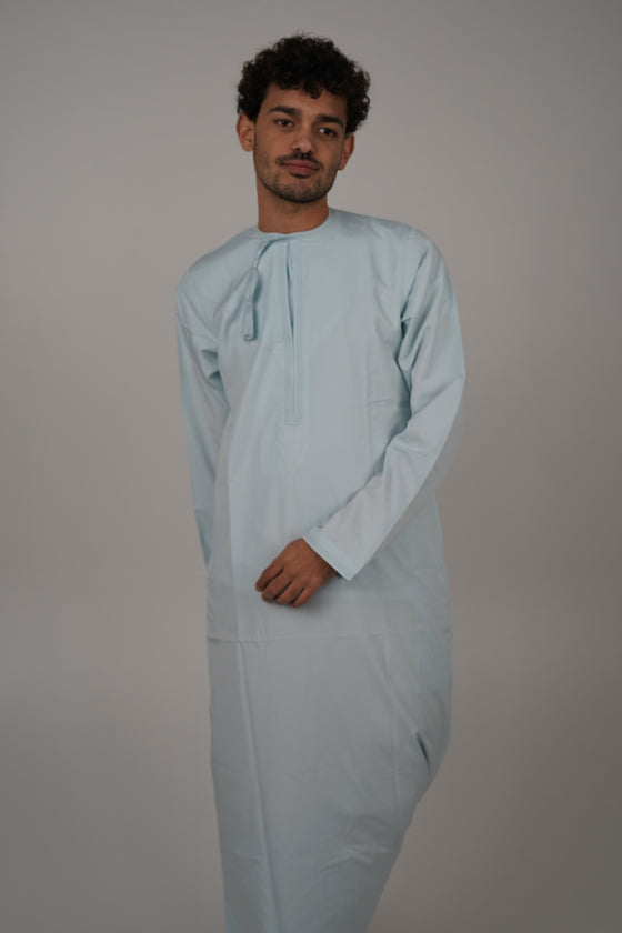 Ice Blue Omani Thobe