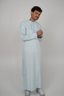  Ice Blue Omani Thobe