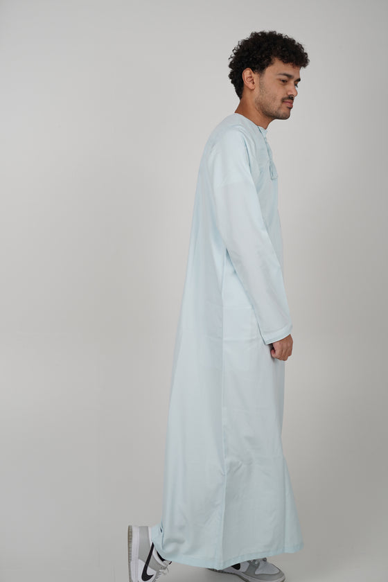 Ice Blue Omani Thobe