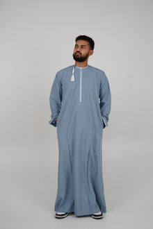  Sky Blue Omani Thobe