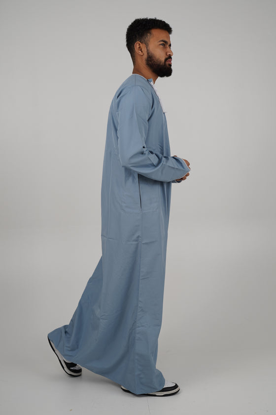 Sky Blue Omani Thobe