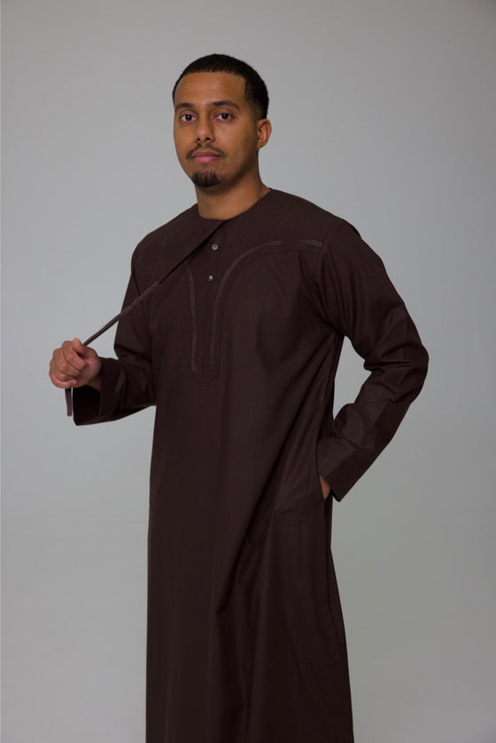 BROWN CLASSIC EMIRATI THOBE